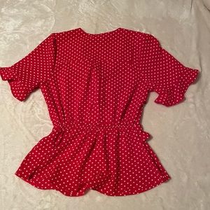Red pinup blouse